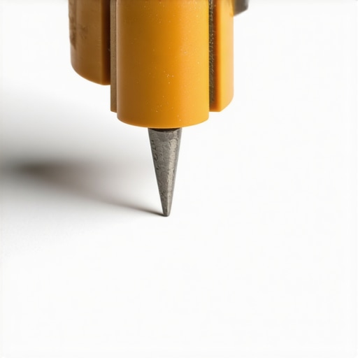 A worker using specialized tools to accurately scribe a baseboard to an uneven wall during home renovation.