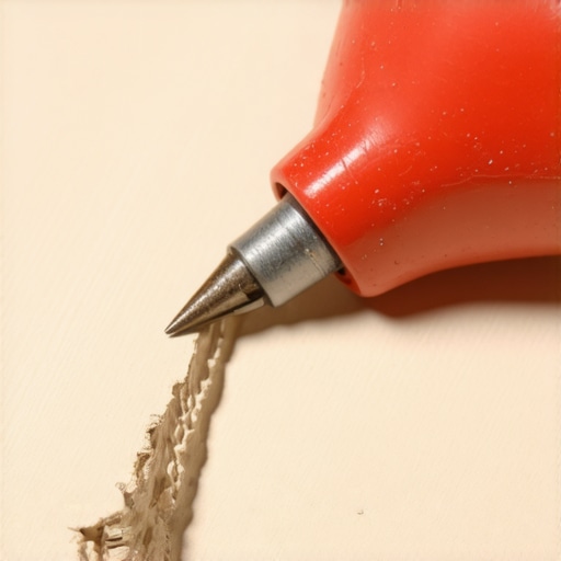 Close-up of someone measuring and cutting a hollow-core baseboard for hidden wiring installation.