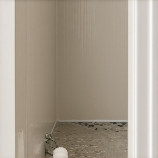 Applying waterproof membrane in shower niche Person sealing a shower niche with waterproof membrane and sealant