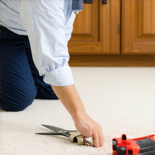 How to Patch Carpet After Removing a Built-In Cabinet
