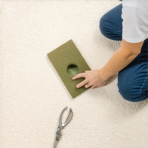 How to Patch a Hole in Carpet Using a Spare Scraps