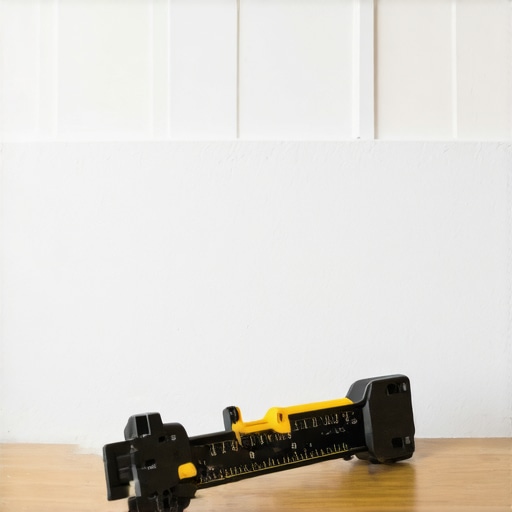 Measuring Wall Contours with a Contour Gauge A person using a contour gauge to measure wall irregularities for precise baseboard installation.