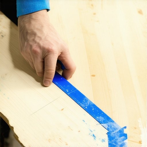 The Blue-Tape Hack for Splinter-Free Laminate Cuts