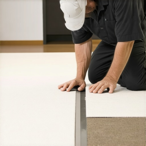 The 'Double-Cut' Method for Invisible Carpet Seams