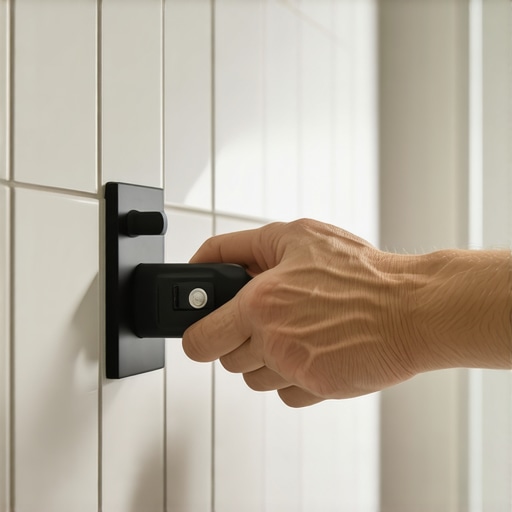 The Tile Nip Secret for Clean Cuts Around Shower Controls