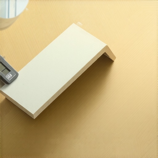 Using a moisture meter to ensure proper subfloor conditions Electric moisture meter in use on wood surface during flooring setup