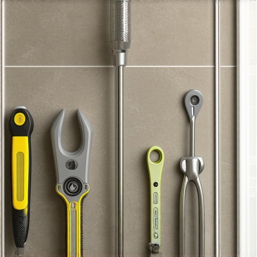 Tools and new fixtures for replacing a bathroom shower