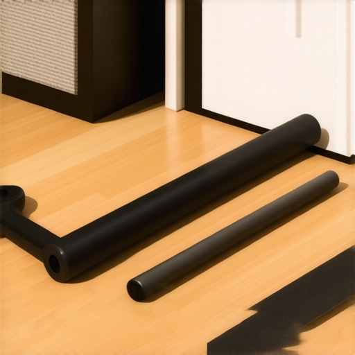 Essentials for professional carpet stretching laid out on the floor.