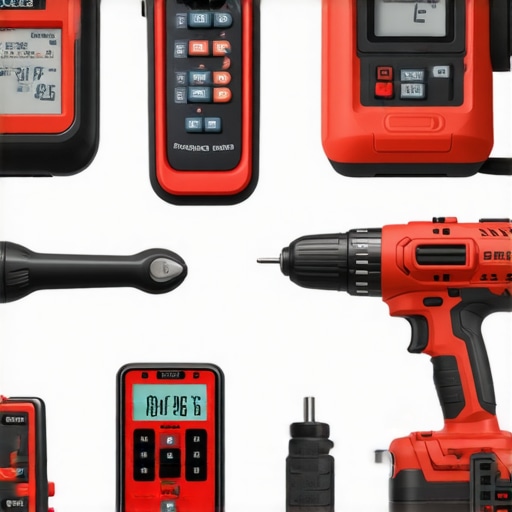 Essential Home Maintenance Tools for Long-Term Success Maintenance tools for home upkeep, emphasizing moisture measurement and drilling equipment.