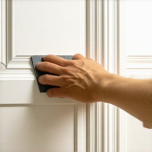 The 2-Step Sanding Process for Scuffed Baseboards
