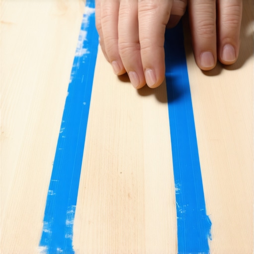 The Blue-Tape Hack for Splinter-Free Laminate Plank Cuts