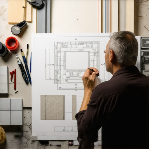 The Butcher-Paper Hack for Planning Complex Floor Tile Layouts