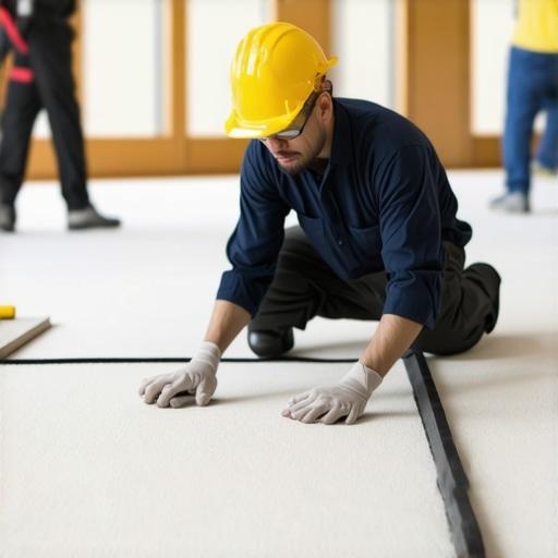 The Double-Cut Method for Creating Invisible Carpet Seams in Large Rooms