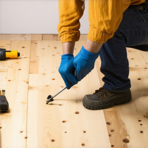 The Hidden Screw Trick for Stabilizing Squeaky Plywood Subfloors