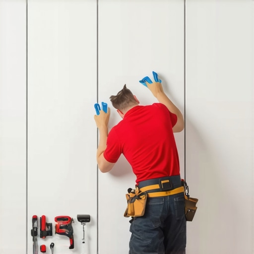 The Hot-Glue Hack for Holding Tile Spacers on Vertical Walls