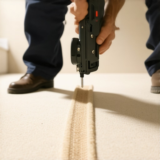 The Staple-Gun Hack for Keeping Carpet Tight on Open-Stringer Stairs
