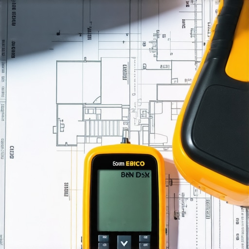 Essential Tools for Long-Term Flooring and Shower Maintenance Moisture meter and computer screen displaying renovation plan