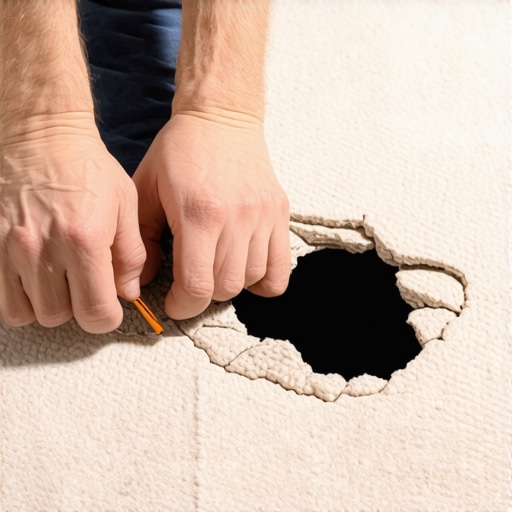 How to Patch a Burn Hole in Nylon Carpet Without a Kit