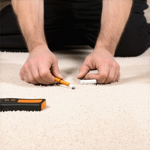 How to Repair a Cigarette Burn in New Carpet