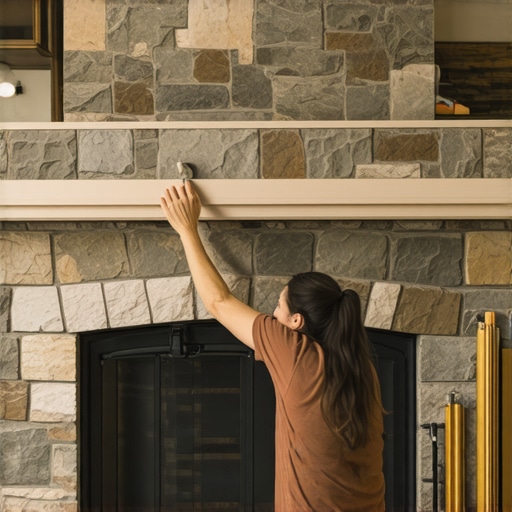 How to Scribe Tall Baseboards to a Fieldstone Fireplace