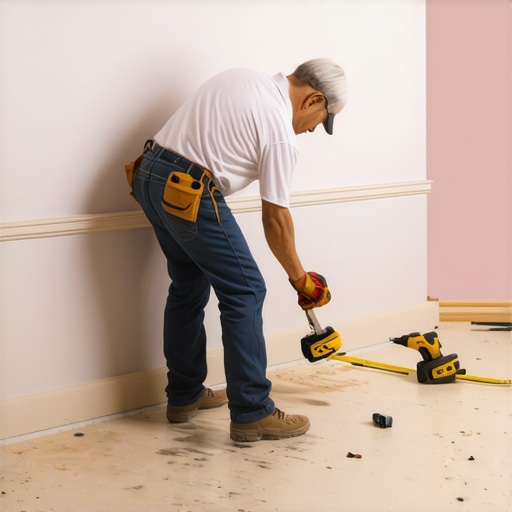 The 'Block-Scribe' Move for Flush Baseboards on Bowed Walls