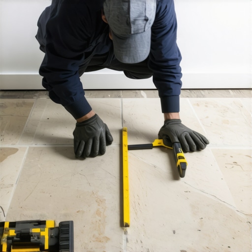 The Secret to Scribing Baseboards on Uneven Stone Floors