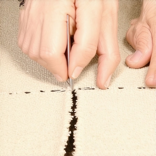 The 'Stitch-Bond' Method for Repairing Carpet Rips