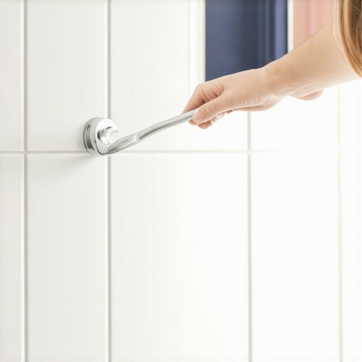 The Toothbrush Method for Cleaning Deep Grout Stains in Showers