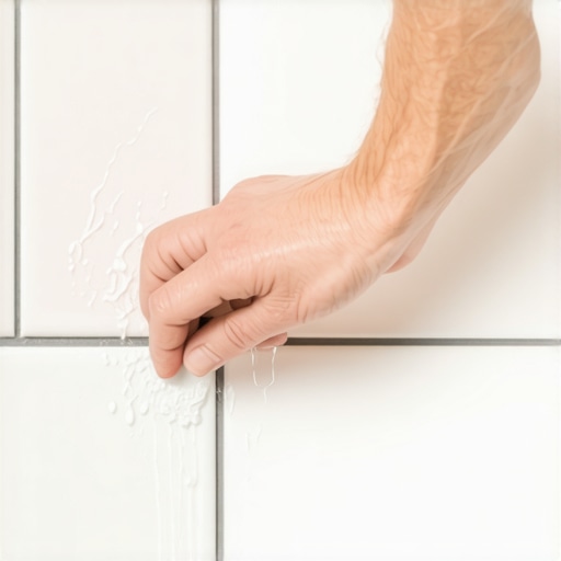 How we fixed the grout crack in the shower corner for good