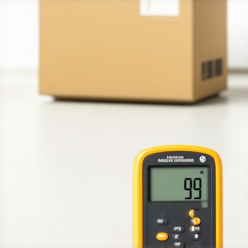 Measuring Subfloor Moisture for Flooring Longevity A professional moisture meter testing a concrete subfloor before a vinyl plank installation.