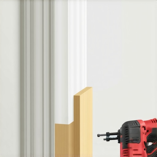 Precision Tools for Baseboard Finishing Professional 23-gauge pin nailer used for baseboard installation