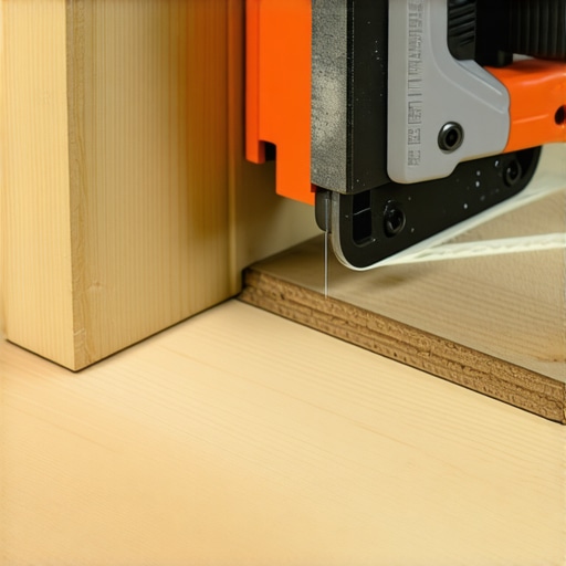Precision Tools for Flooring Installation Oscillating multi-tool undercutting door casing