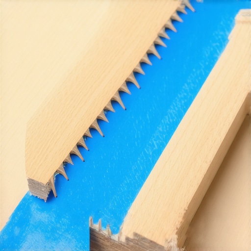 Man using a circular saw to remove a damaged hardwood board