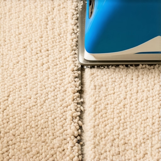 Professional Carpet Seaming Iron Technique A professional carpet installer using a seaming iron to bond two pieces of carpet together with heat-activated tape.