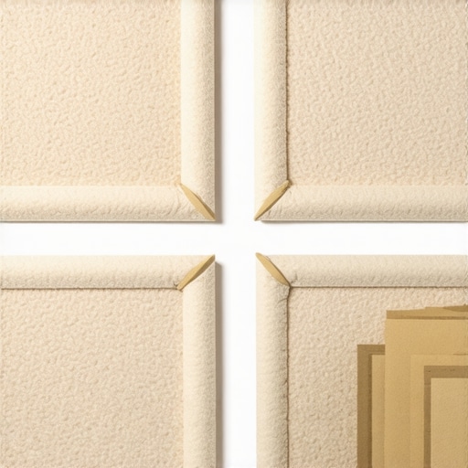 Detailed view of professional carpet tack strip and high-density padding alignment.