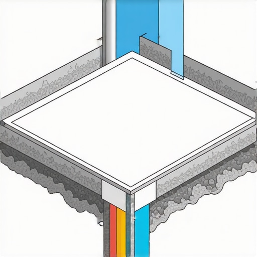 Detailed diagram showing the layers of a correctly waterproofed shower floor and pre-slope.