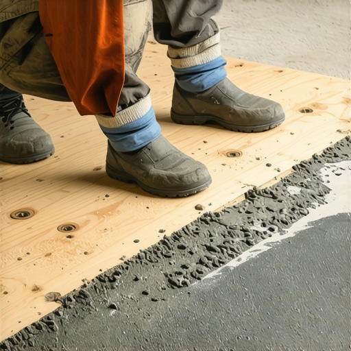 Professional Shower Pan Mortar Bed Installation Contractor spreading mortar for a rock-solid shower base foundation