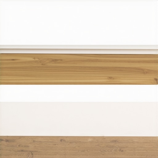 A side-by-side view showing the profile difference between bulky quarter-round and slim shoe molding on a finished floor.