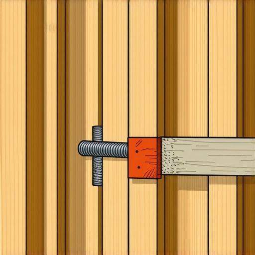 Sistering Floor Joists for Structural Support A diagram showing how to sister a wooden floor joist to fix a bouncy subfloor.