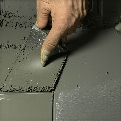 Stop shower floor tiles from popping with the proper thinset coverage