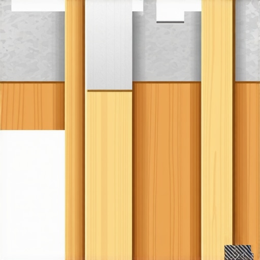 Diagram of subfloor layers showing reinforcement for heavy stone tile stability