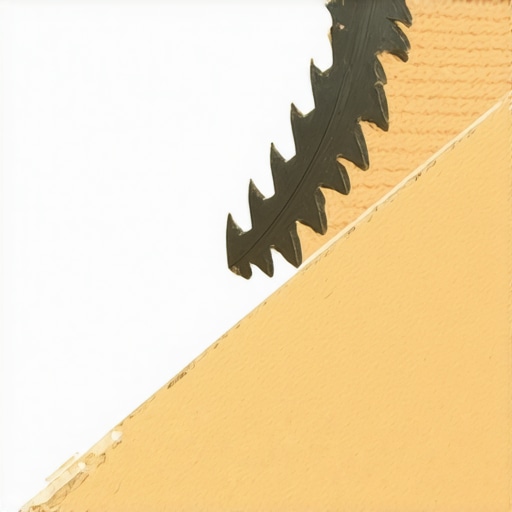 The 2-Degree Back-Bevel Saw Setup Miter saw blade tilted for a back-bevel cut on baseboard trim