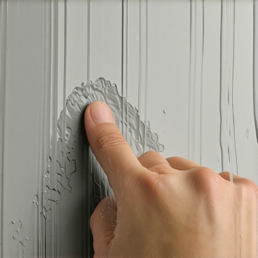 The 'Finger-Test' for checking thinset moisture in a shower
