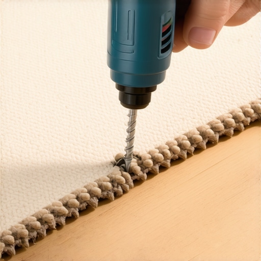 The 'Hidden-Screw' fix for squeaky floors under existing carpet