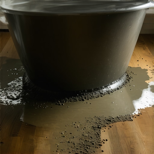 The 'Mortar-Bed' rule for installing a heavy cast iron bathtub