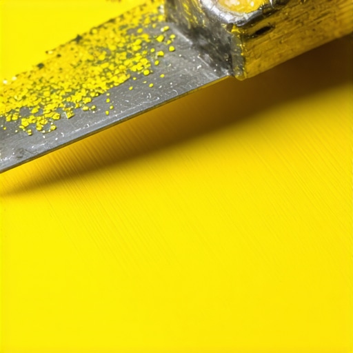 The 'Scraper-Blade' fix for dried glue on new hardwood