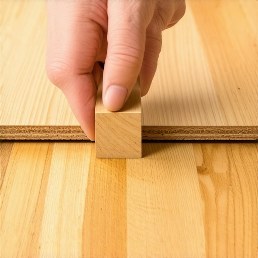 The 'Spacer-Block' rule for consistent gaps in hardwood installation