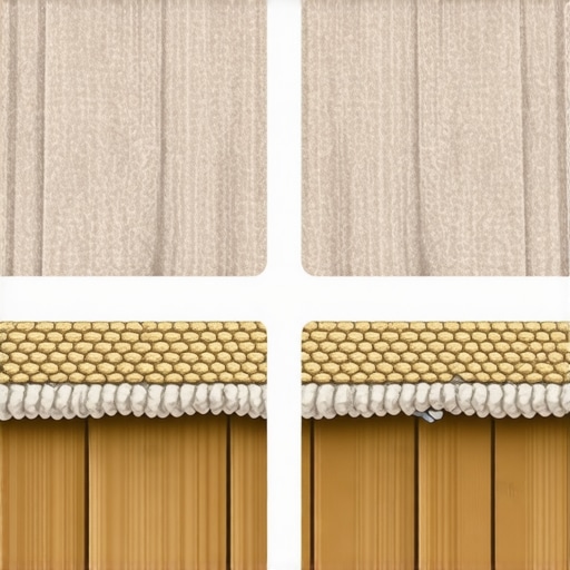 Close up of carpet tack strip pins struggling to grip carpet over thick foam padding