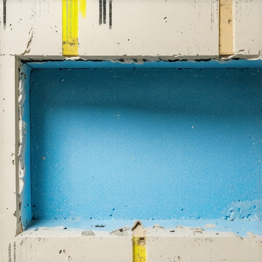 The foam-wall secret for waterproof shower niches