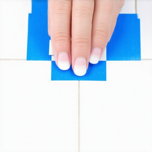 The masking-tape trick for clean silicone joints